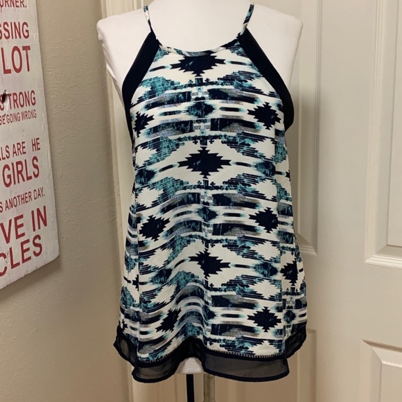 NWOT Collective‎ Concepts Tank Top Blouse, Small - Picture 1 of 5